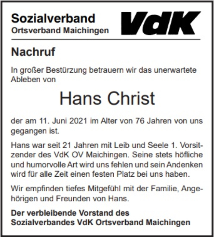 Hans Christ