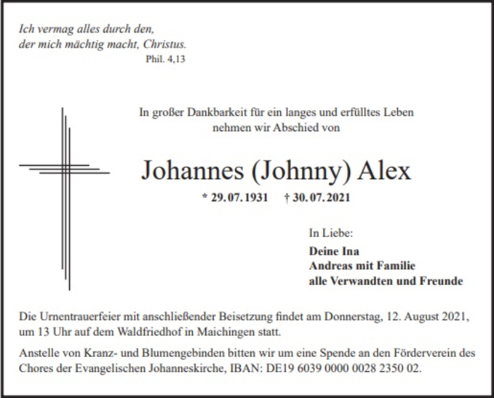 Johannes Alex