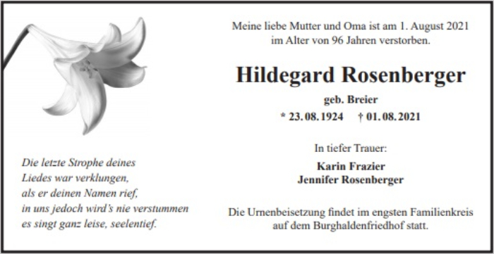 Hildegard Rosenberger