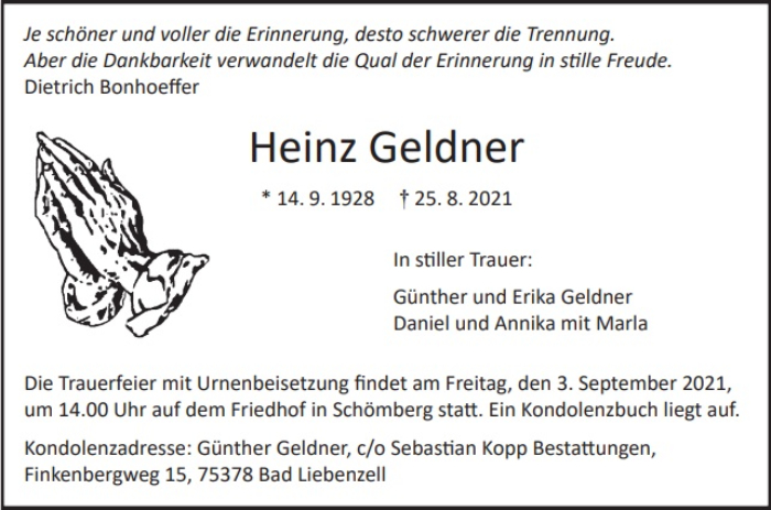 Heinz Geldner