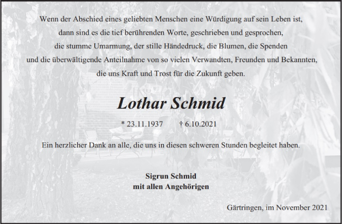 Lothar Schmid