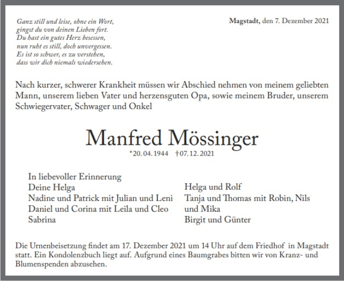 Manfred Mössinger