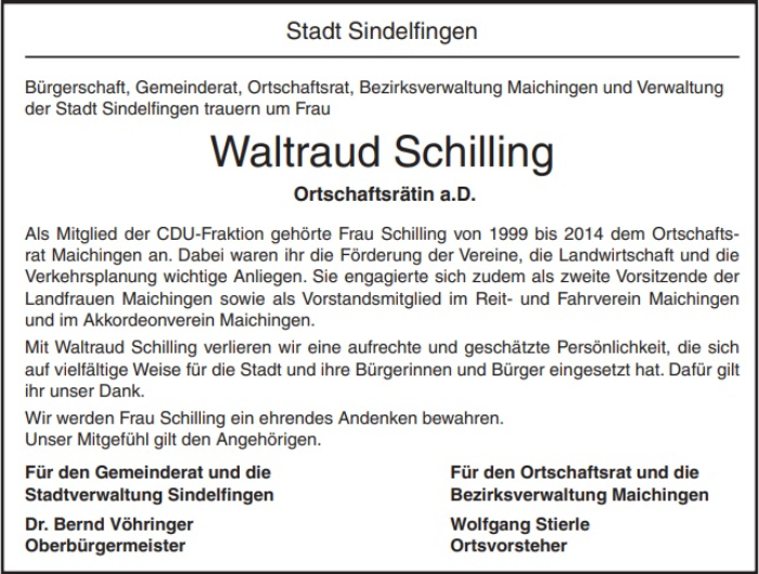 Waltraud Schilling