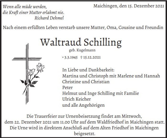 Waltraud Schilling