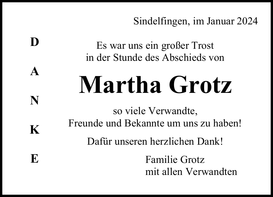 Martha  Grötz