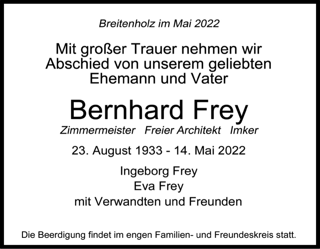Bernhard Frey