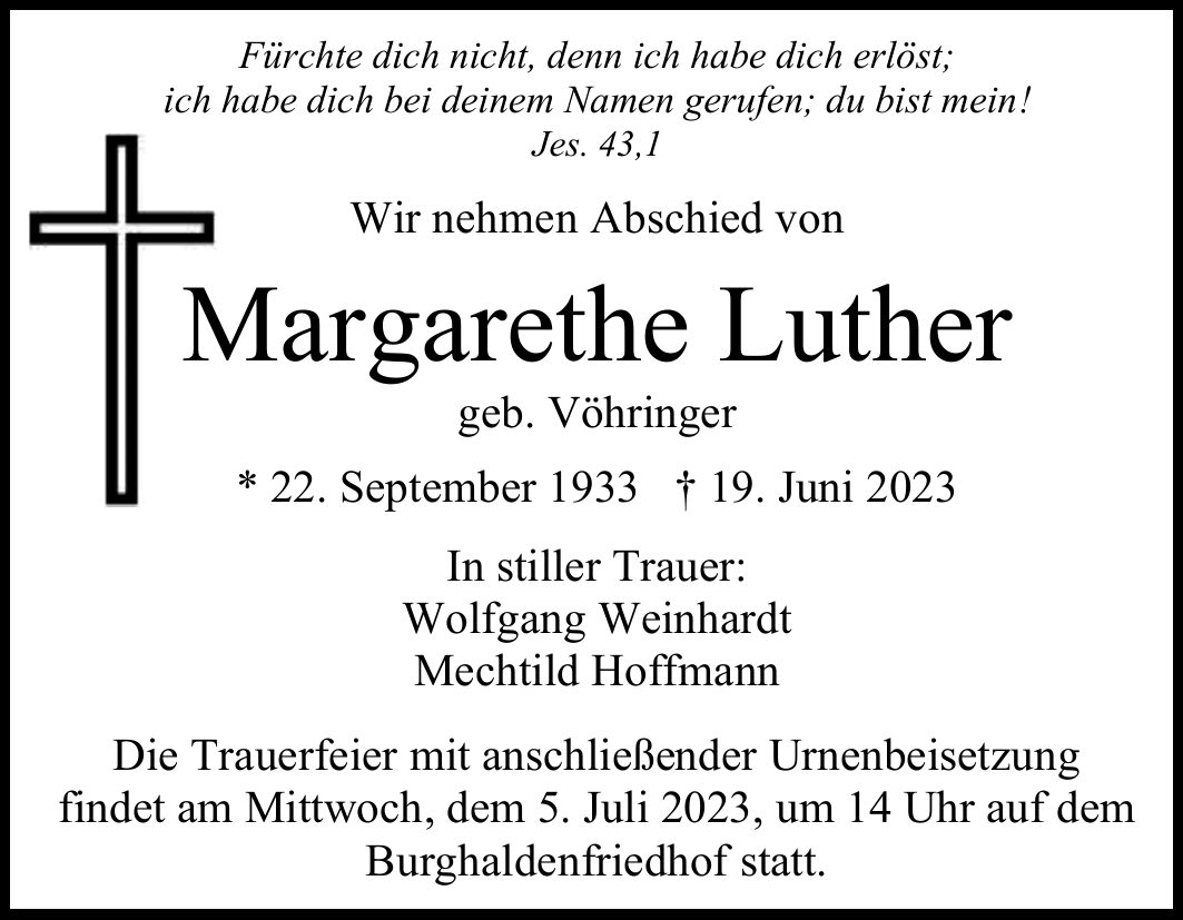 Margarethe Luther