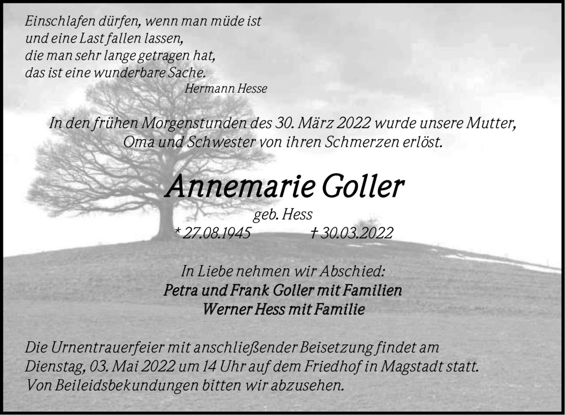 Annemarie Goller
