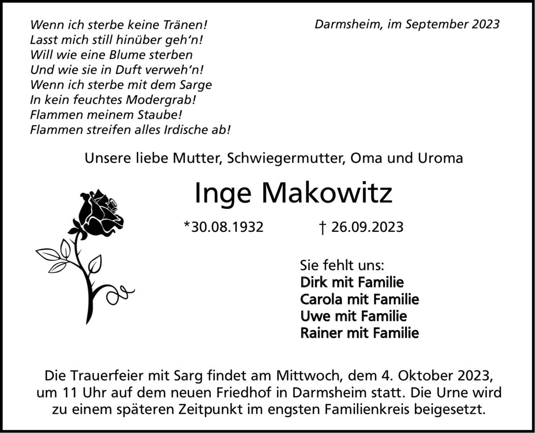 Inge Makowitz