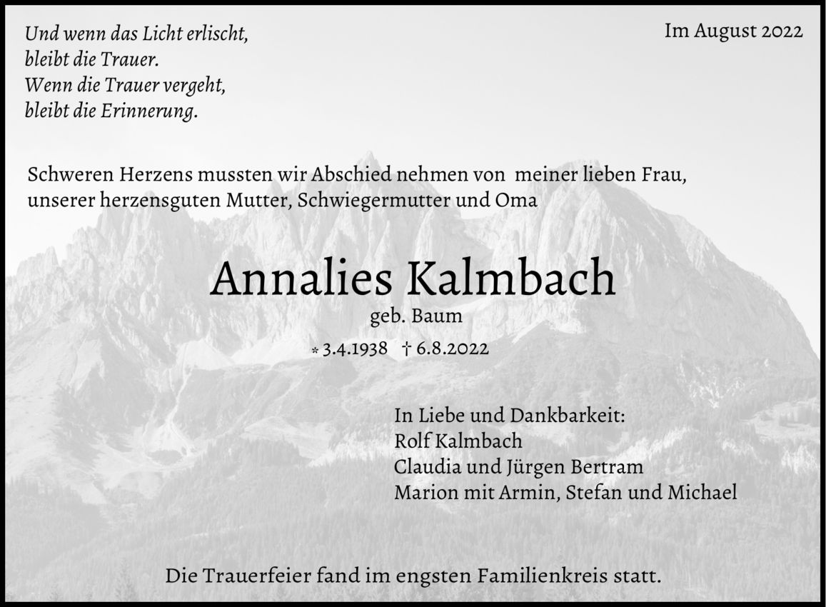 Annalies Kalmbach