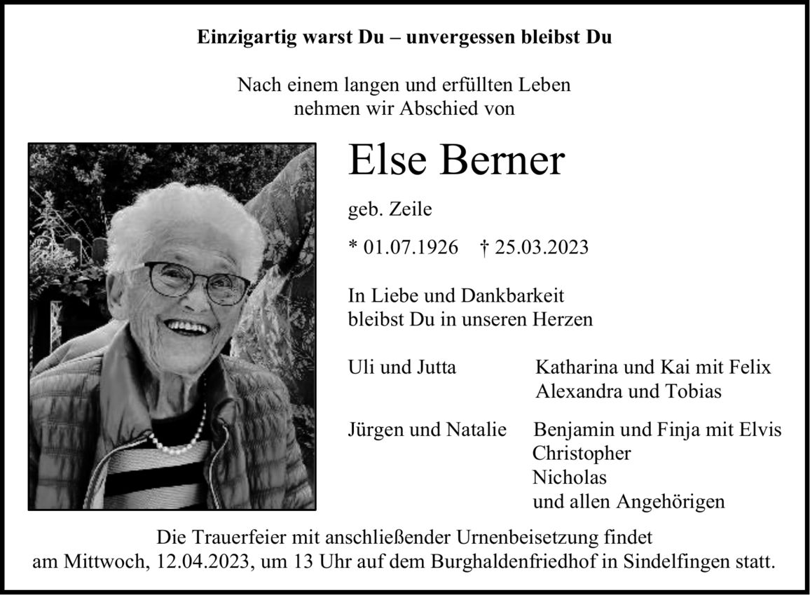 Else Berner