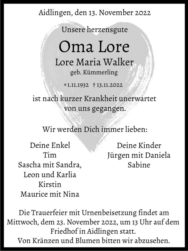 Lore Maria Walker