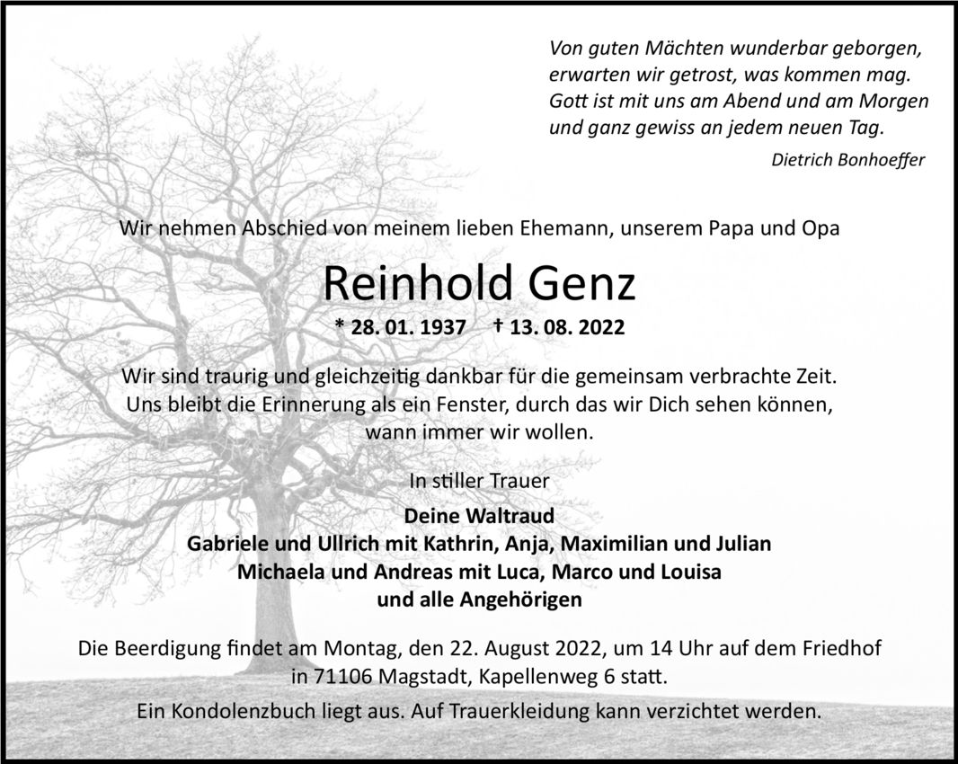 Reinhold Genz