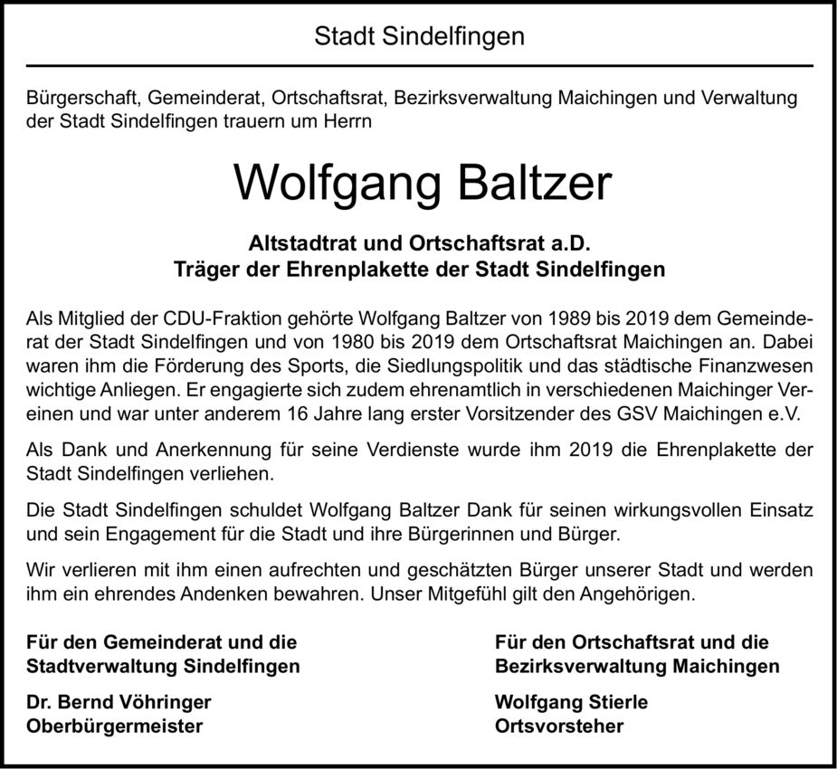 Wolfgang Baltzer