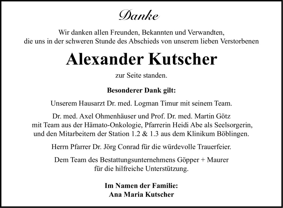 Alexander Kutscher