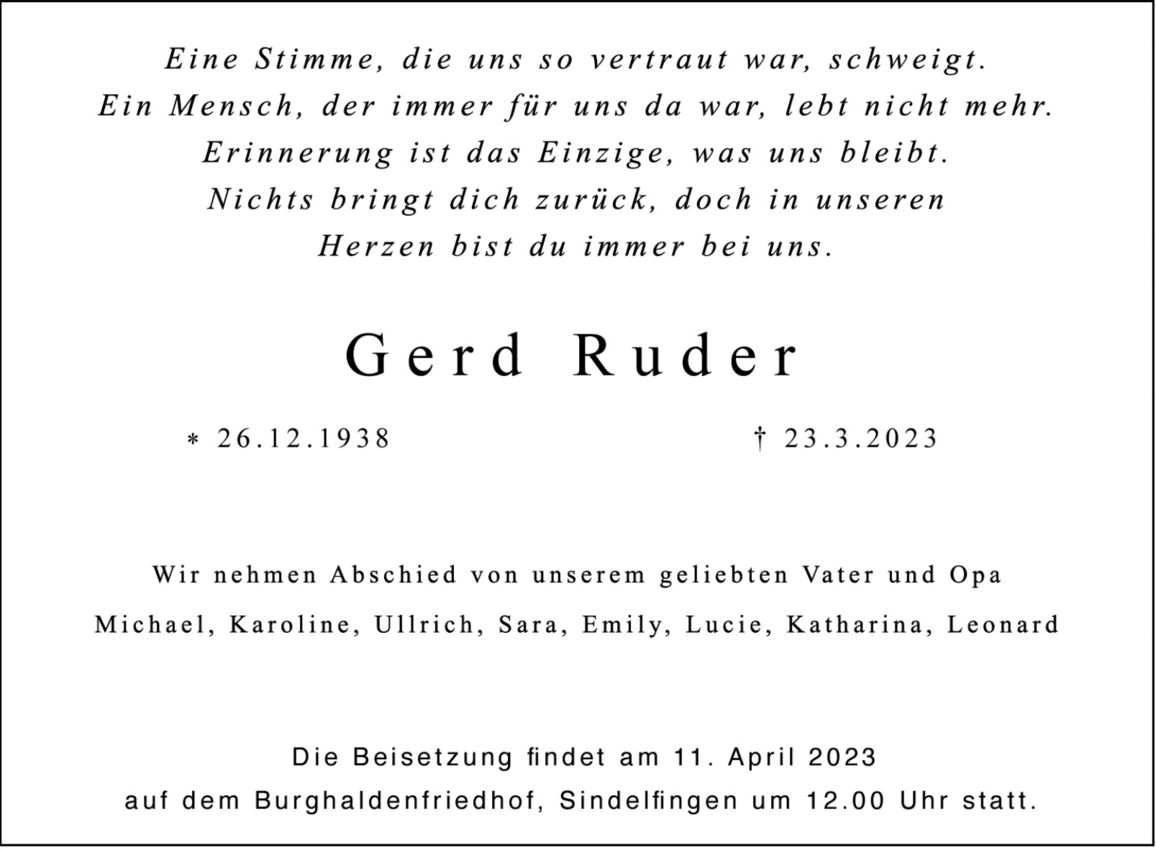 Gerd Ruder