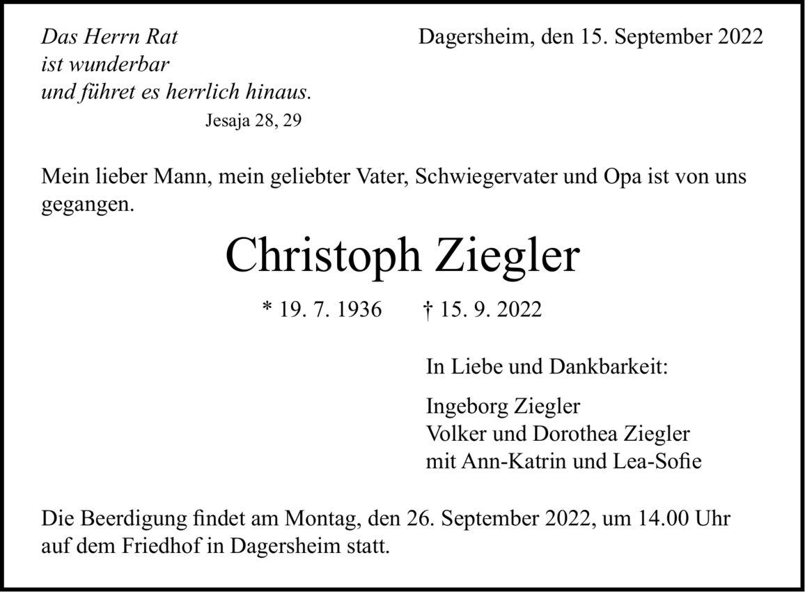 Ziegler Christoph