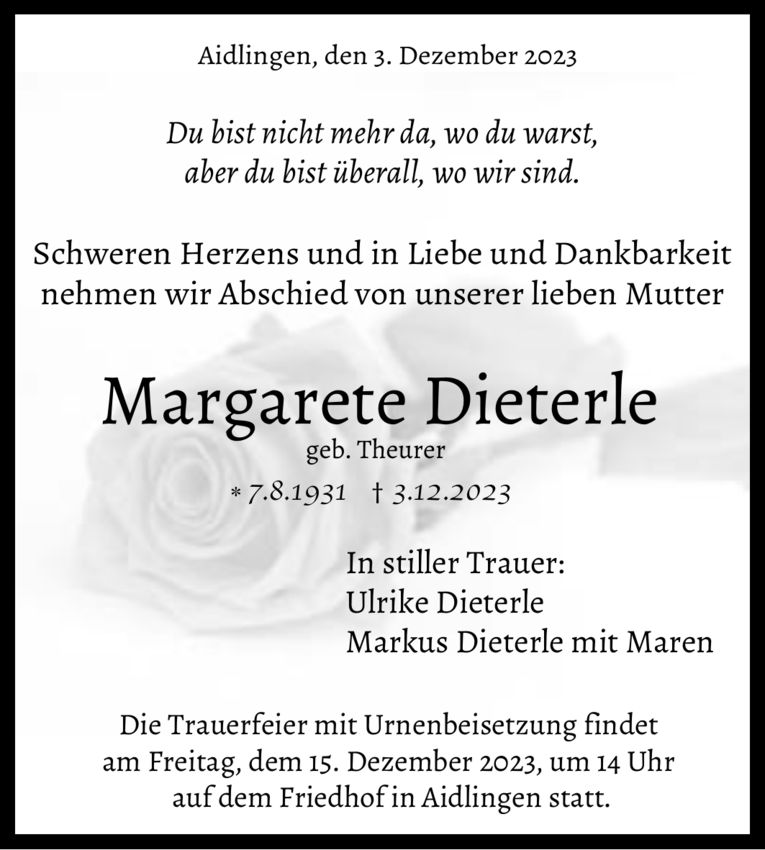 Margarete Dieterle