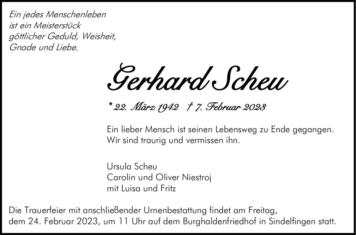 Gerhard Scheu