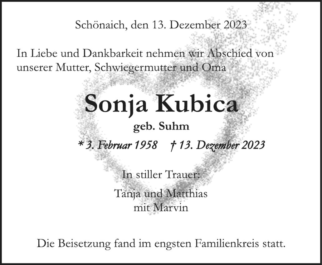 Sonja Kubica