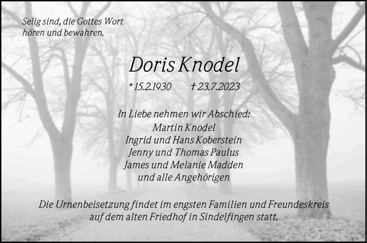 Doris Knodel