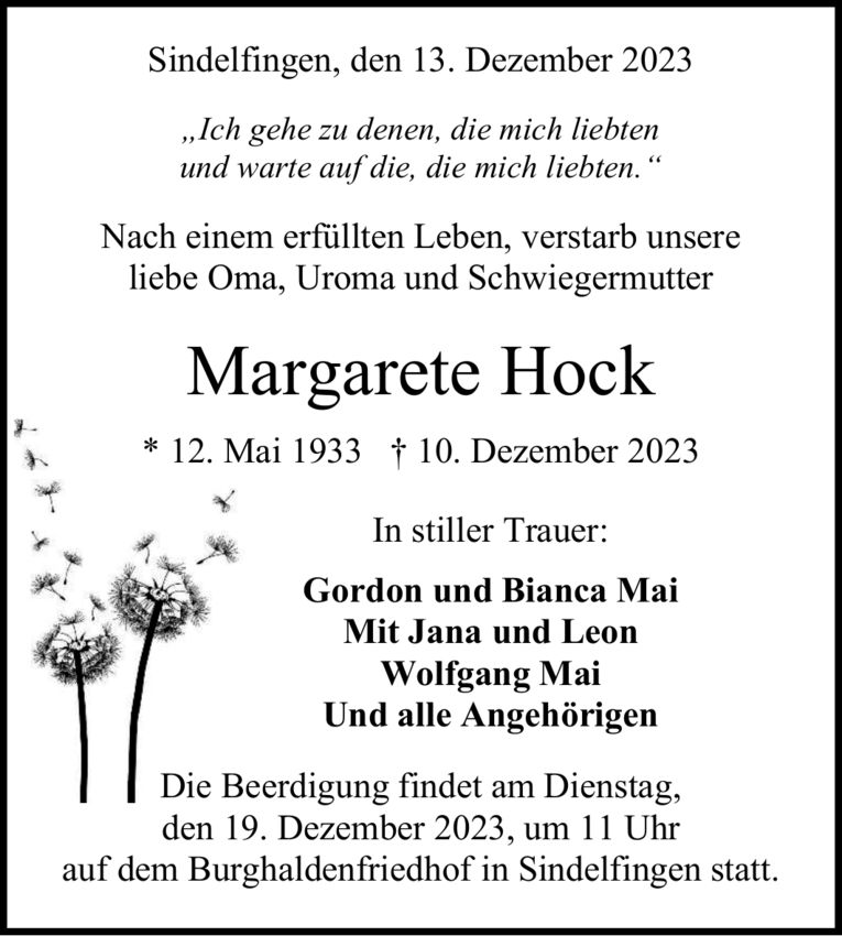 Margarete Hock