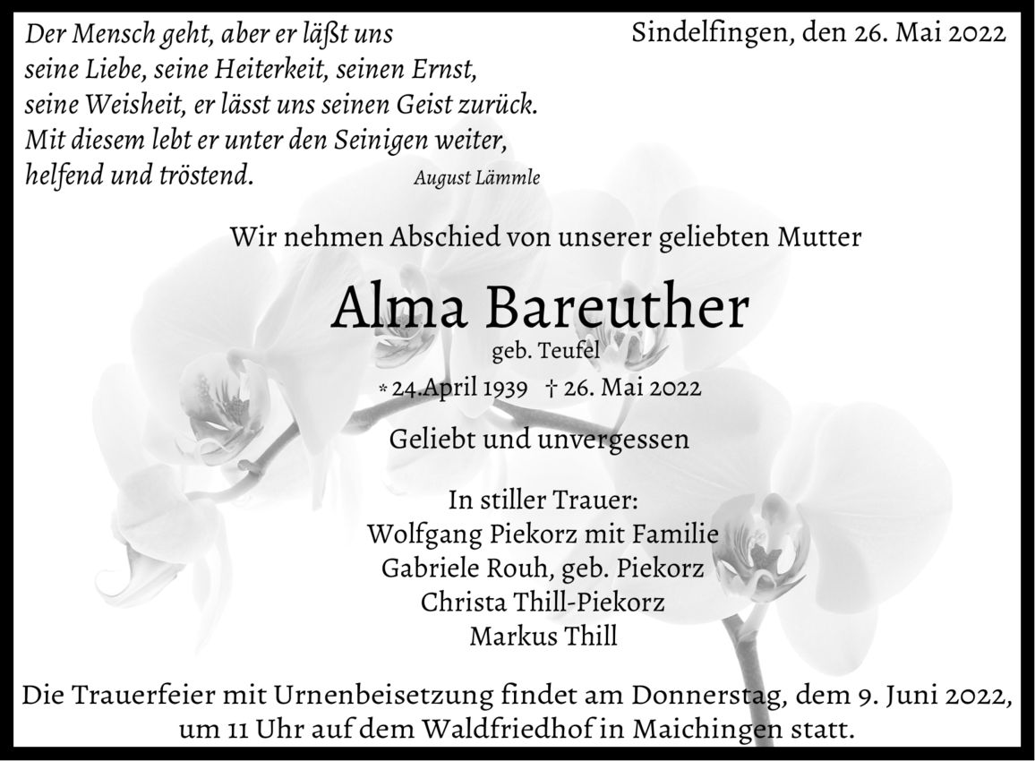 Alma Bareuther