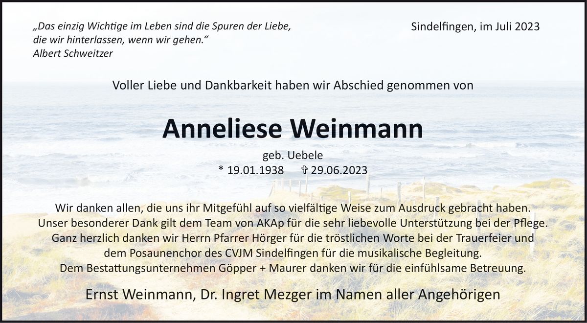 Anneliese Weinmann