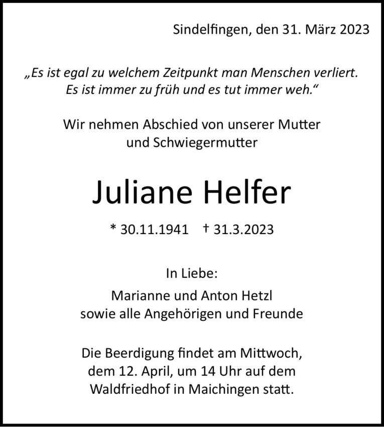Juliane Helfer