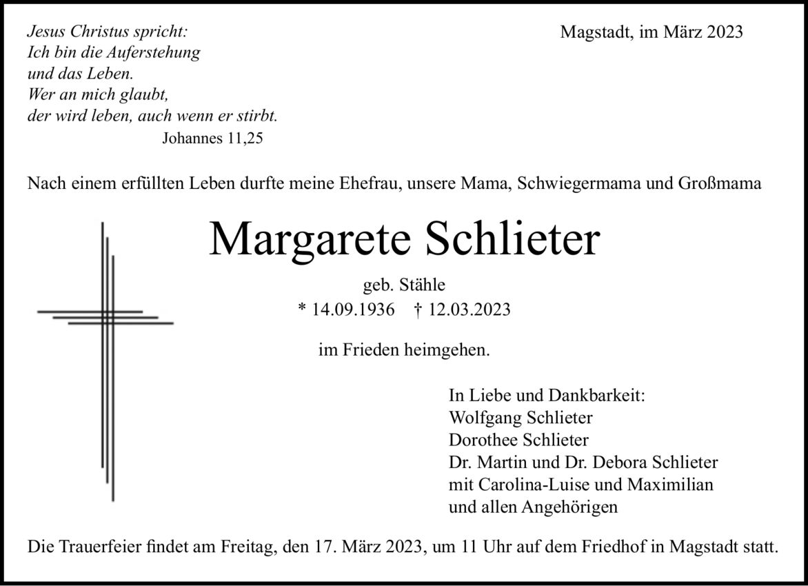 Margarete Schlieter
