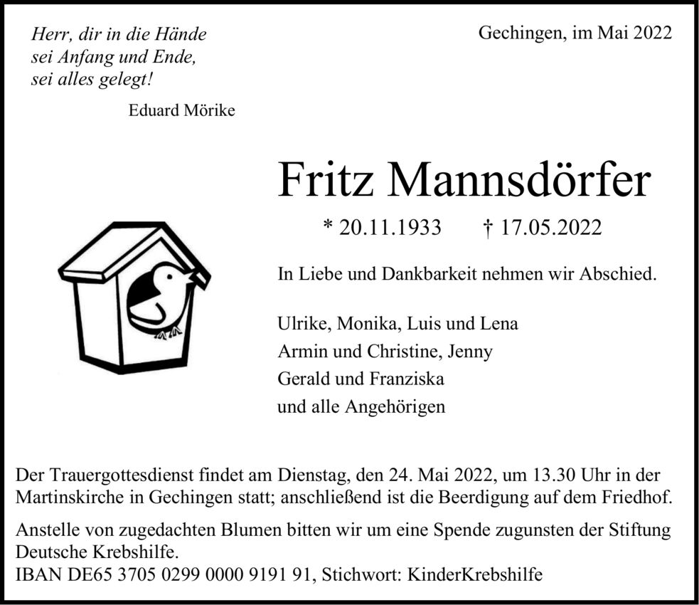 Fritz Mannsdörfer