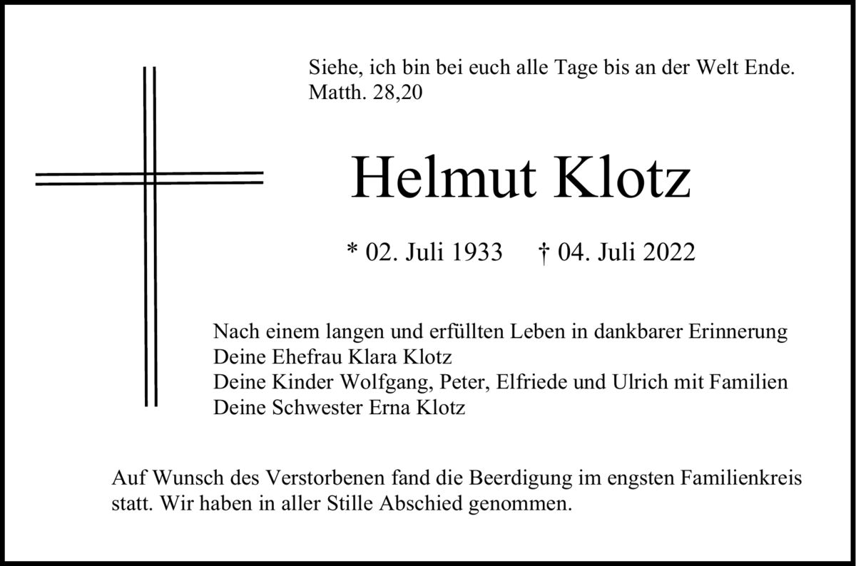 Helmut Klotz