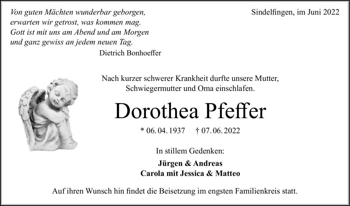 Dorothea Pfeffer
