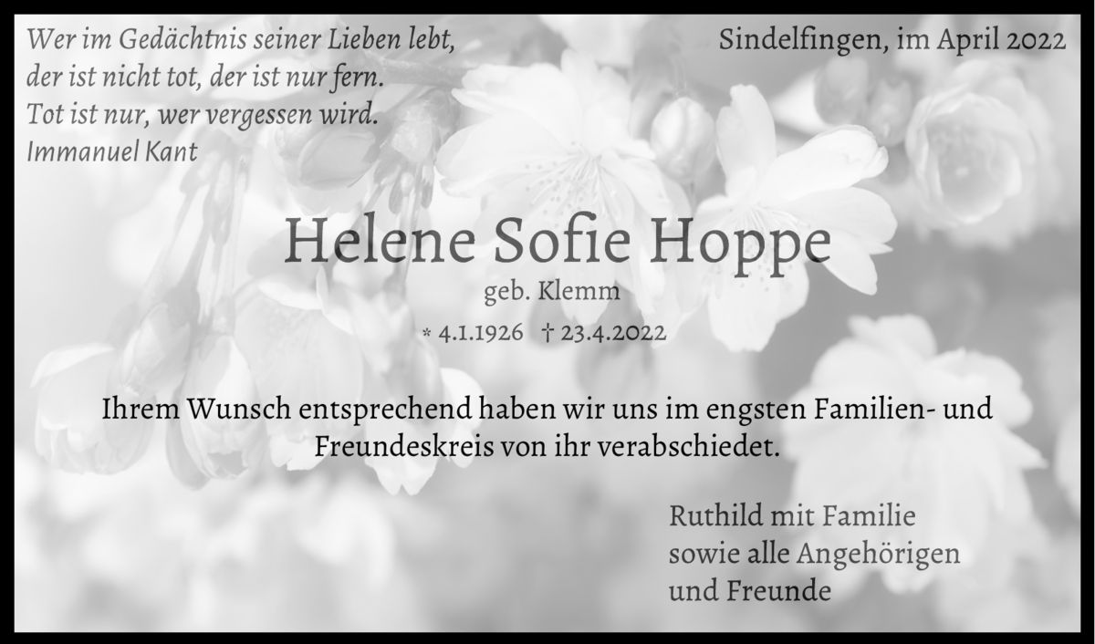 Helene Sofie Hoppe