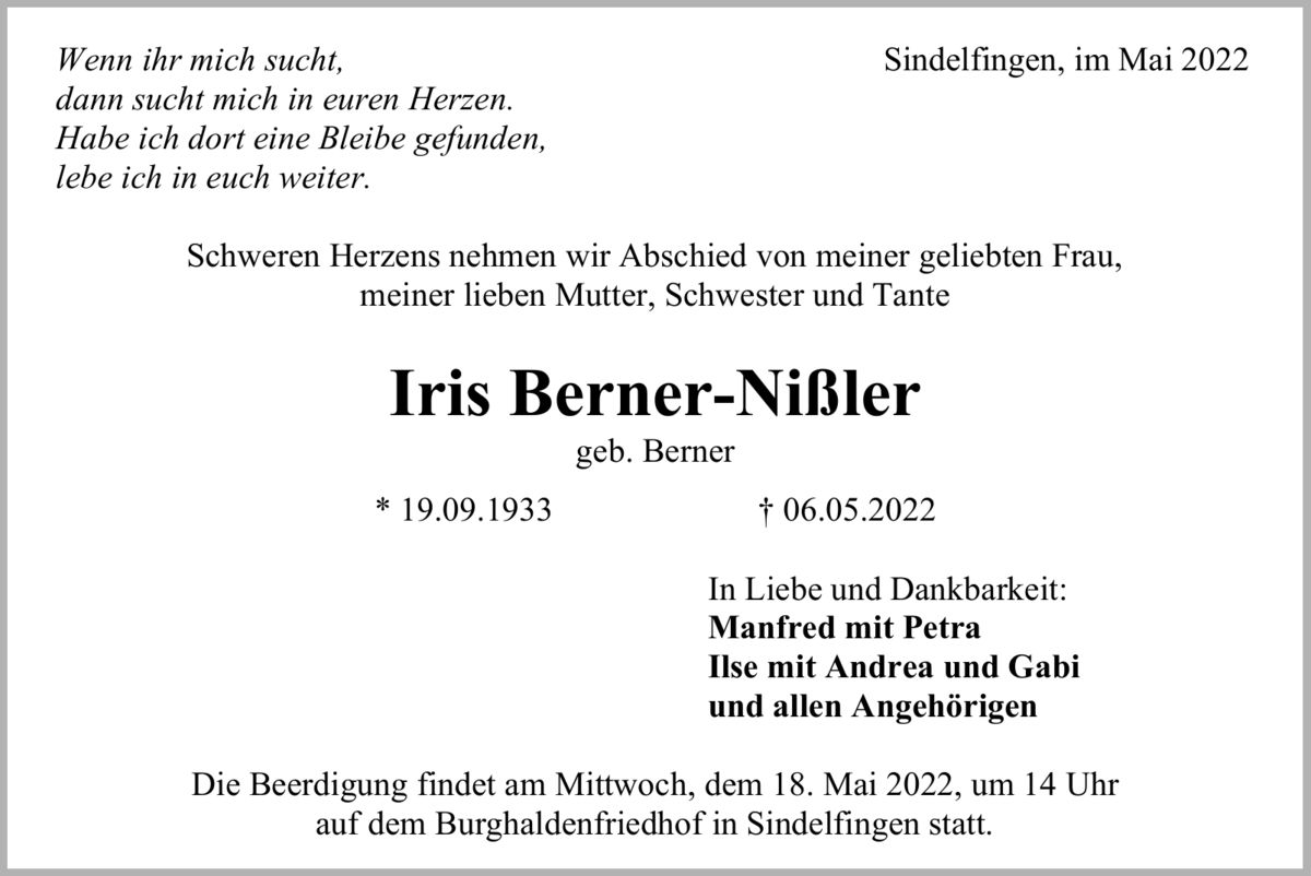 Iris Berner-Nißler