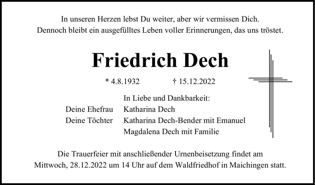 Friedrich Dech