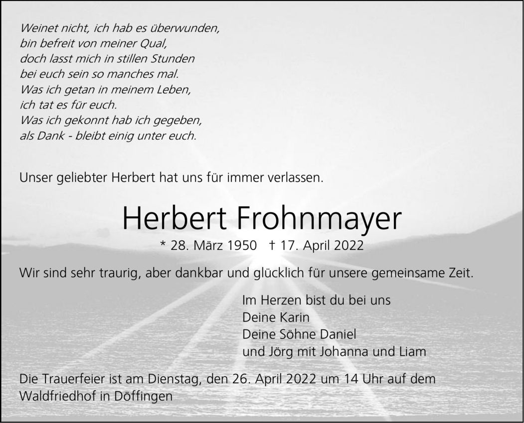 Herbert Frohmayer