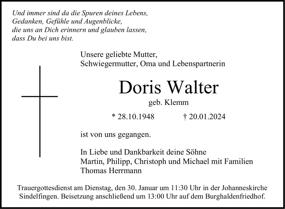 Doris Walter