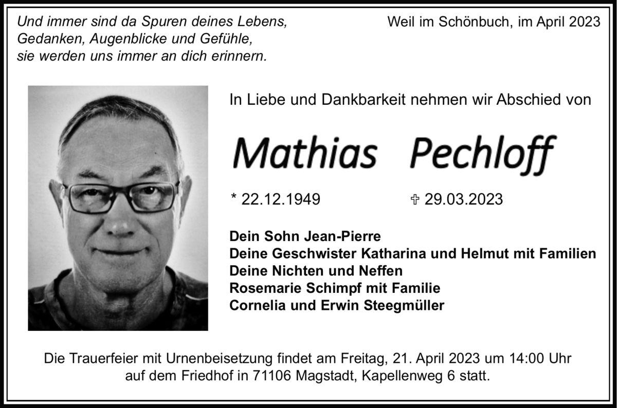 Mathias  Pechloff 