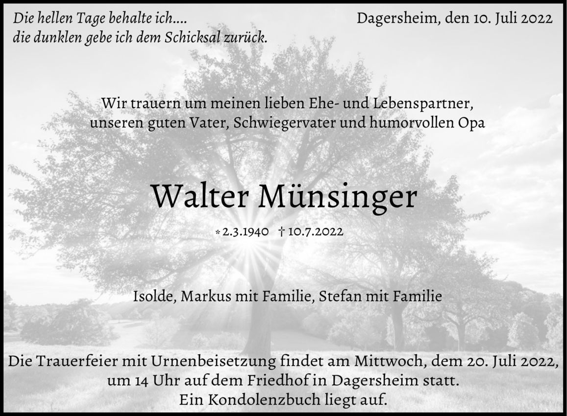 Walter Münsinger