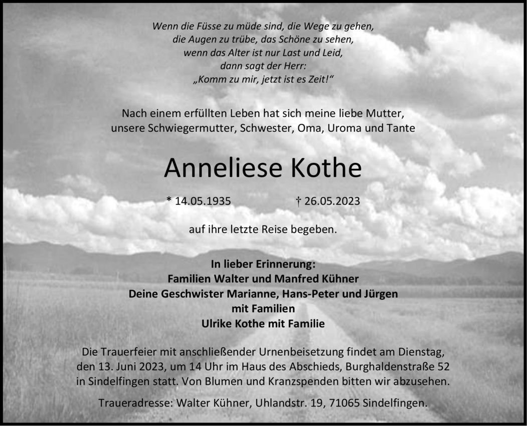 Anneliese Kothe