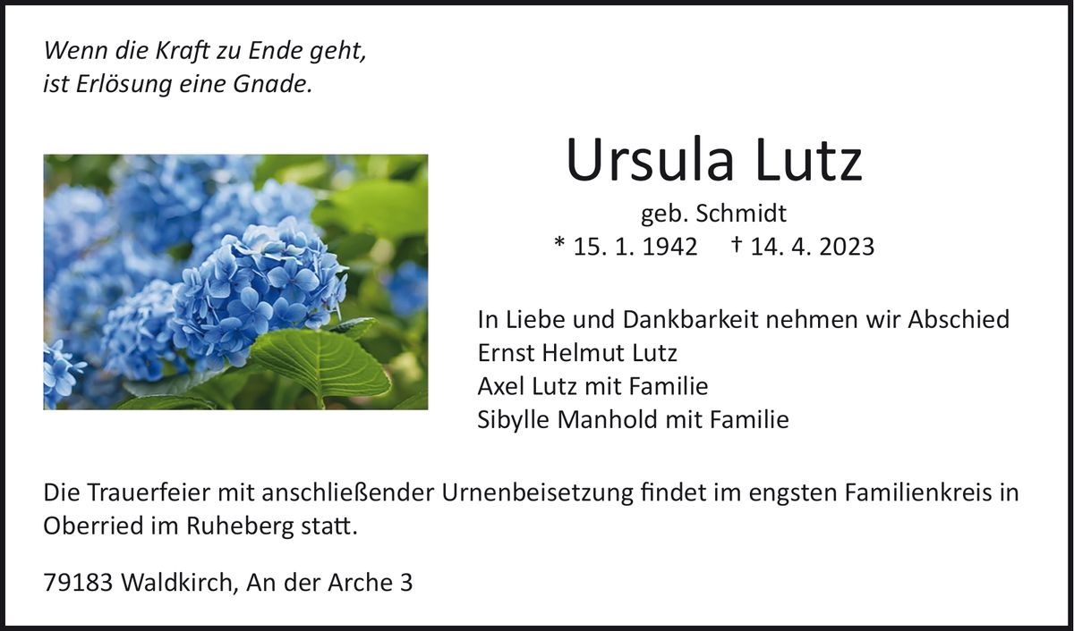 Ursula Lutz