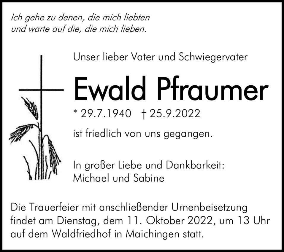 Ewald Pfraumer