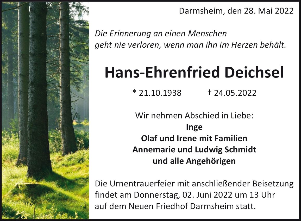 Hans-Ehrenfried Deichsel