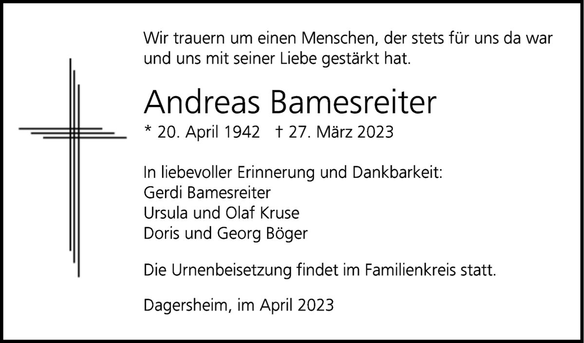 Andreas Bamesreiter