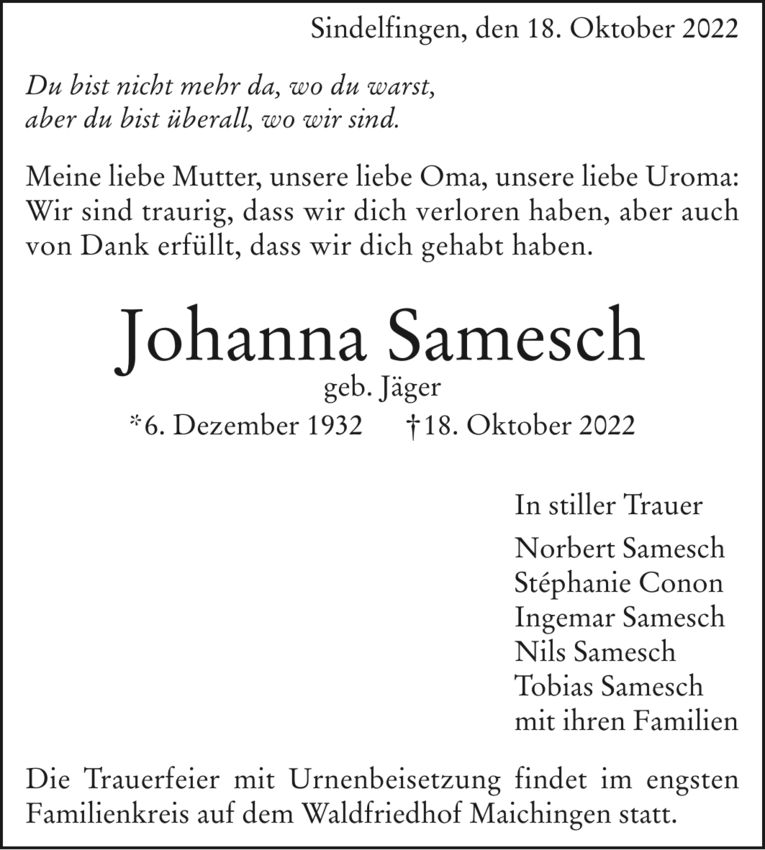 Johanna Samesch