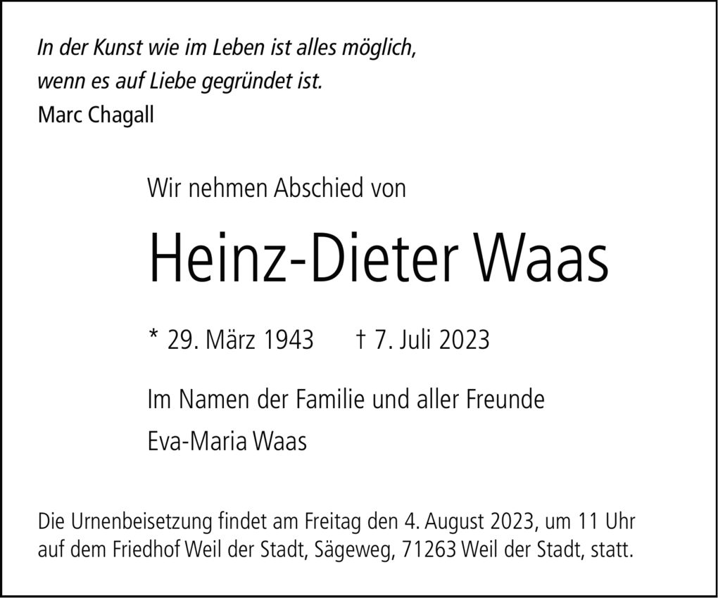 Heinz-Dieter  Waas